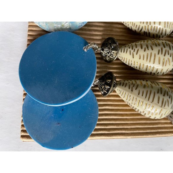 Set of 4 napkin rings, shell and beads - Picture 5 of 6